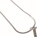 Christian Dior Necklace metal Silver Auth am8121-4