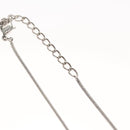 Christian Dior Necklace metal Silver Auth am8121-8