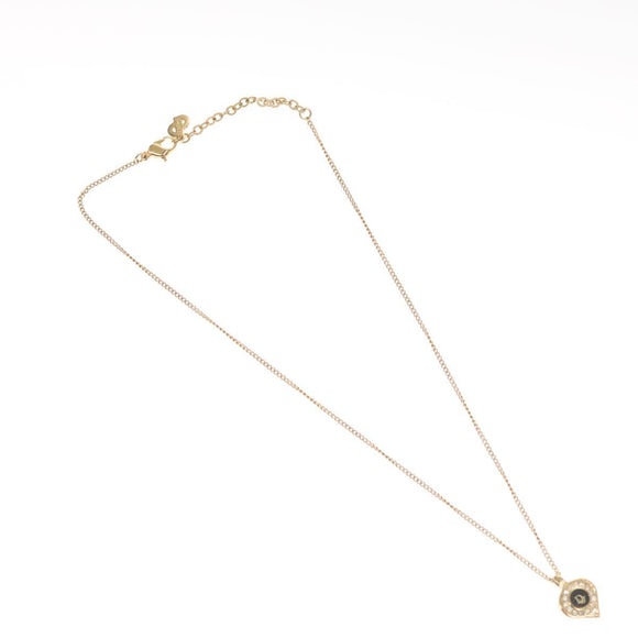 Christian Dior Necklace metal Gold Auth am8123