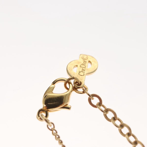 Christian Dior Necklace metal Gold Auth am8123