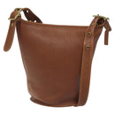 Coach Shoulder Bag Leather Brown Auth am8136-1