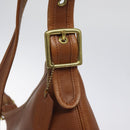 Coach Shoulder Bag Leather Brown Auth am8136-17