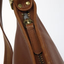 Coach Shoulder Bag Leather Brown Auth am8136-10