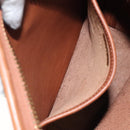 Coach Shoulder Bag Leather Brown Auth am8136-21