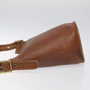 Coach Shoulder Bag Leather Brown Auth am8136-4