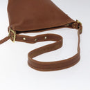 Coach Shoulder Bag Leather Brown Auth am8136-7