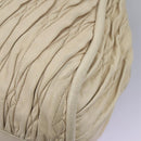 BALLY Tote Bag Leather Beige Gold Auth am8137-12