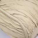 BALLY Tote Bag Leather Beige Gold Auth am8137-13