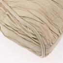 BALLY Tote Bag Leather Beige Gold Auth am8137-15