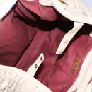 BALLY Tote Bag Leather Beige Gold Auth am8137-18