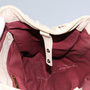 BALLY Tote Bag Leather Beige Gold Auth am8137-20