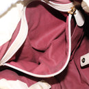 BALLY Tote Bag Leather Beige Gold Auth am8137-23