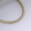 BALLY Tote Bag Leather Beige Gold Auth am8137-8