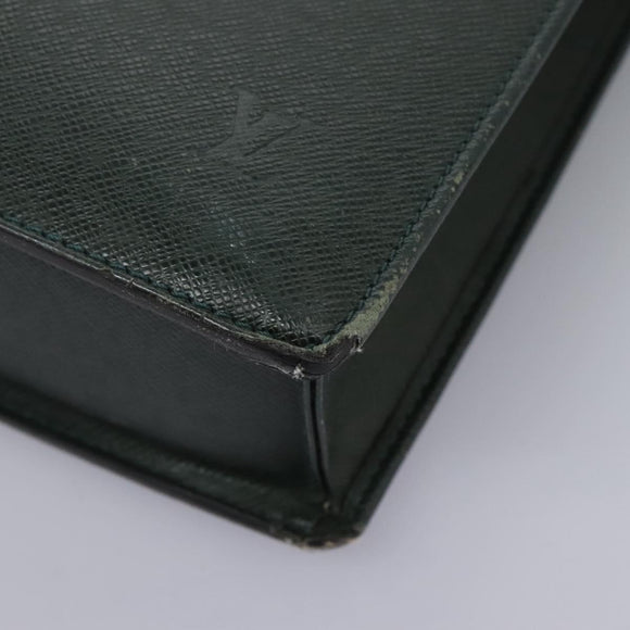 LOUIS VUITTON Taiga Porte Documents Rozan Bag Epicea M30054 LV Auth am8138