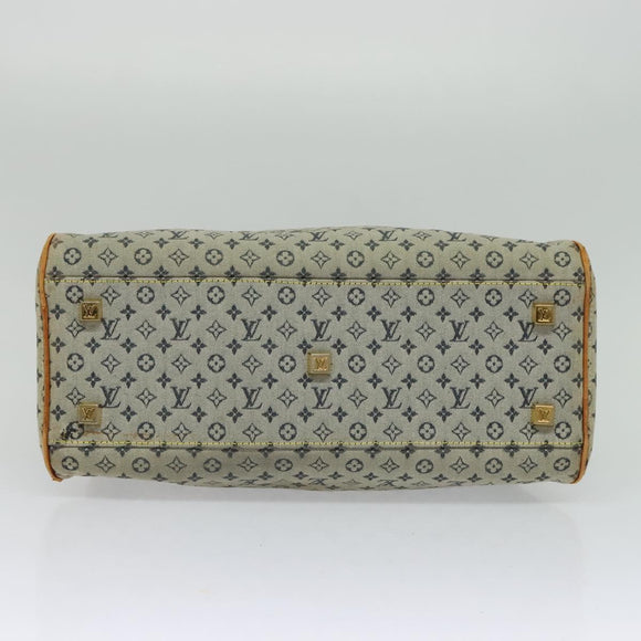 LOUIS VUITTON Monogram Mini Marie Hand Bag Blue M92003 LV Auth am8144