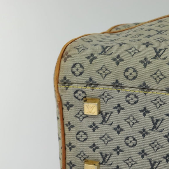 LOUIS VUITTON Monogram Mini Marie Hand Bag Blue M92003 LV Auth am8144