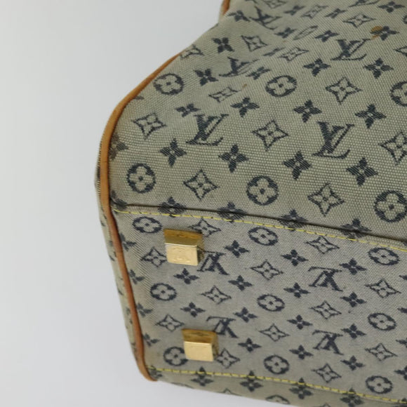 LOUIS VUITTON Monogram Mini Marie Hand Bag Blue M92003 LV Auth am8144