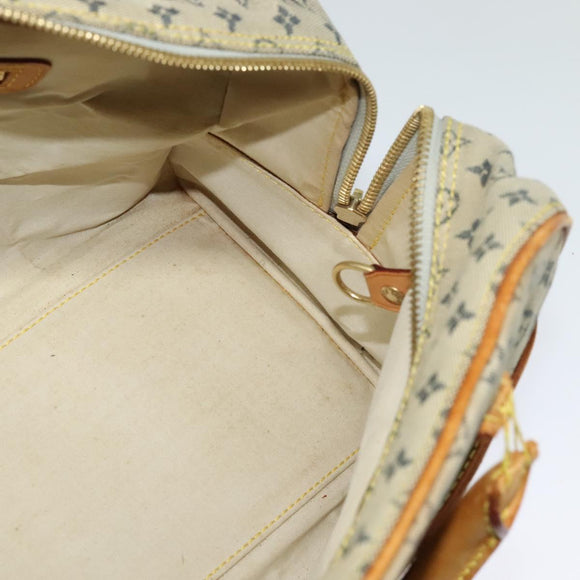 LOUIS VUITTON Monogram Mini Marie Hand Bag Blue M92003 LV Auth am8144