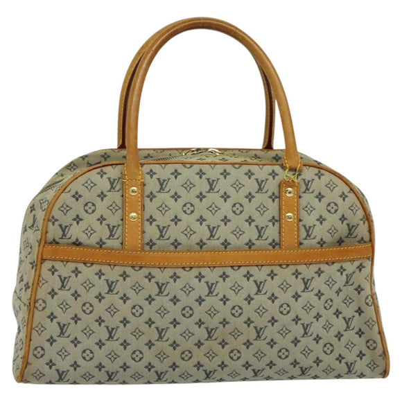 LOUIS VUITTON Monogram Mini Marie Hand Bag Blue M92003 LV Auth am8144
