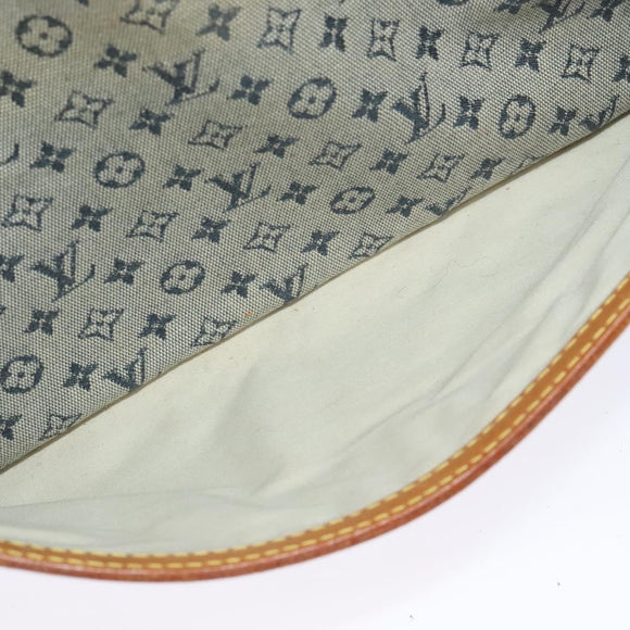 LOUIS VUITTON Monogram Mini Marie Hand Bag Blue M92003 LV Auth am8144