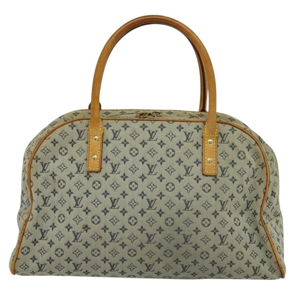 LOUIS VUITTON Monogram Mini Marie Hand Bag Blue M92003 LV Auth am8144