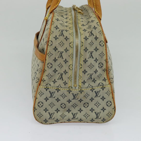 LOUIS VUITTON Monogram Mini Marie Hand Bag Blue M92003 LV Auth am8144