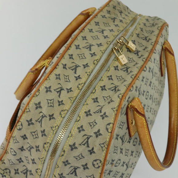 LOUIS VUITTON Monogram Mini Marie Hand Bag Blue M92003 LV Auth am8144