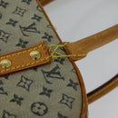 LOUIS VUITTON Monogram Mini Marie Hand Bag Blue M92003 LV Auth am8144-9