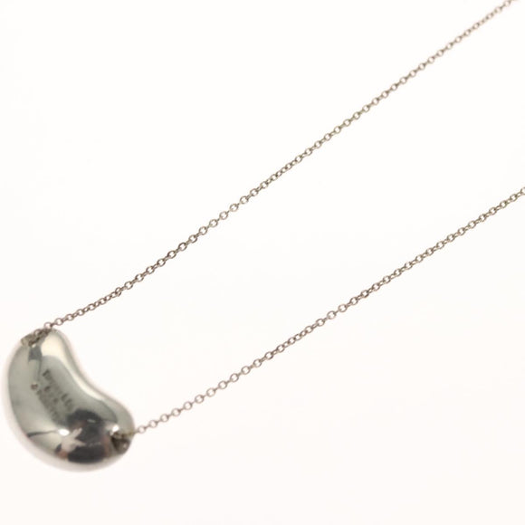 TIFFANY&Co. Bean Necklace Ag925 Silver Auth am8149