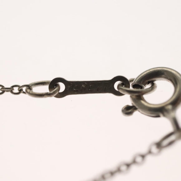 TIFFANY&Co. Bean Necklace Ag925 Silver Auth am8149