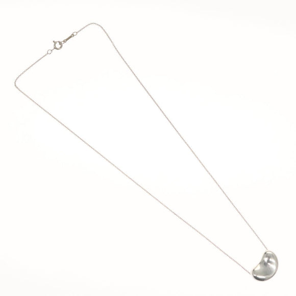 TIFFANY&Co. Bean Necklace Ag925 Silver Auth am8149