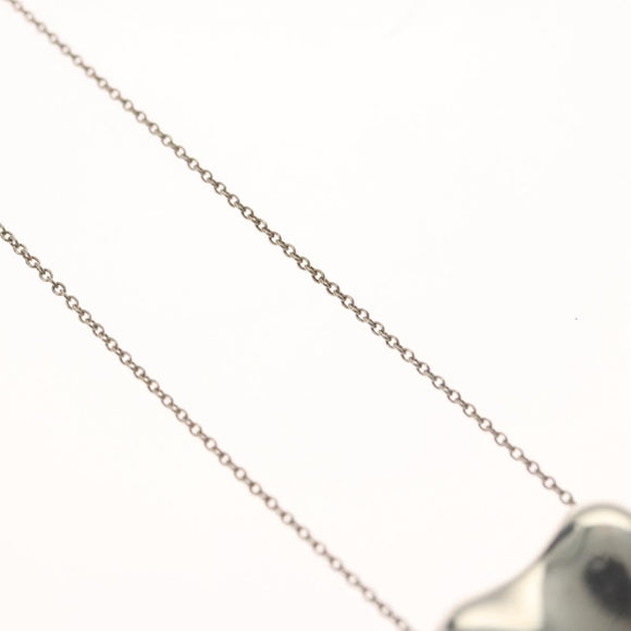 TIFFANY&Co. Bean Necklace Ag925 Silver Auth am8149