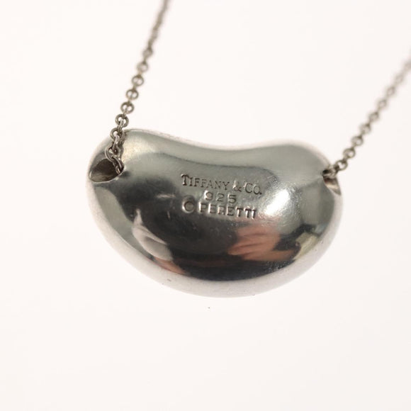 TIFFANY&Co. Bean Necklace Ag925 Silver Auth am8149