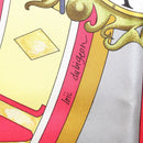 HERMES Carre 90 ""Parmi les fleurs je compte les heures"" Black Auth am8152-19