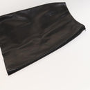 Christian Dior Skirt Lamb Skin Black Auth am8156-4