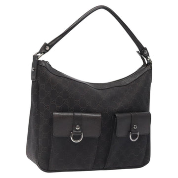 GUCCI GG Canvas Abbey Shoulder Bag Outlet Brown 293581 Auth am8158