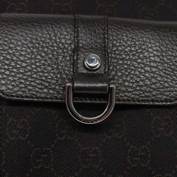 GUCCI GG Canvas Abbey Shoulder Bag Outlet Brown 293581 Auth am8158