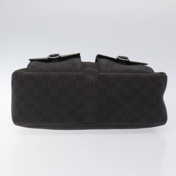 GUCCI GG Canvas Abbey Shoulder Bag Outlet Brown 293581 Auth am8158