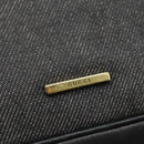 GUCCI Web Sherry Line Shoulder Bag Denim Black Red Green 73884 Auth am8160-17