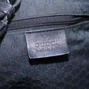 GUCCI Web Sherry Line Shoulder Bag Denim Black Red Green 73884 Auth am8160-18