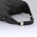 GUCCI Web Sherry Line Shoulder Bag Denim Black Red Green 73884 Auth am8160-7