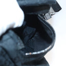 GUCCI GG Canvas Waist bag Black Silver 28566 Auth am8162-19