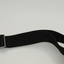 GUCCI GG Canvas Waist bag Black Silver 28566 Auth am8162-8