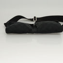 GUCCI GG Canvas Waist bag Black Silver 28566 Auth am8162-9