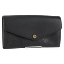 LOUIS VUITTON Empreinte Portefeiulle Sarah Wallet Black M82257 LV Auth am8167SM-1
