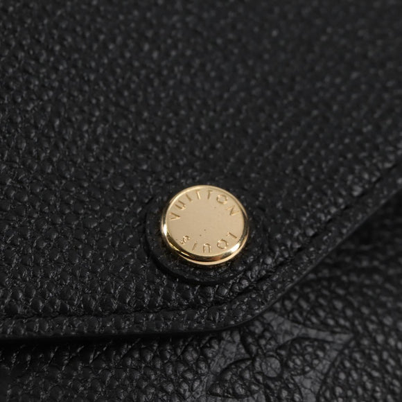 LOUIS VUITTON Empreinte Portefeiulle Sarah Wallet Black M82257 LV Auth am8167SM