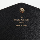 LOUIS VUITTON Empreinte Portefeiulle Sarah Wallet Black M82257 LV Auth am8167SM-19