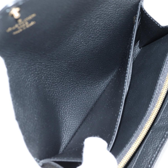 LOUIS VUITTON Empreinte Portefeiulle Sarah Wallet Black M82257 LV Auth am8167SM