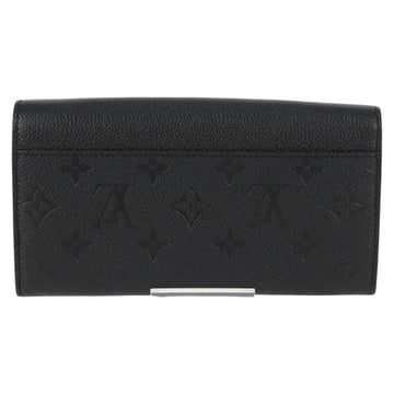 LOUIS VUITTON Empreinte Portefeiulle Sarah Wallet Black M82257 LV Auth am8167SM - 0