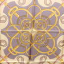 HERMES Carre 90 Scarf ""Eperon d'or"" Silk Beige Auth am8169-6